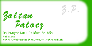 zoltan palocz business card